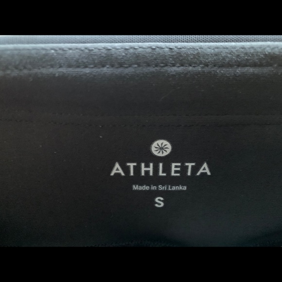 ATHLETA BLACK LAYERED PERFORATED STEALTH - Picture 3 of 7